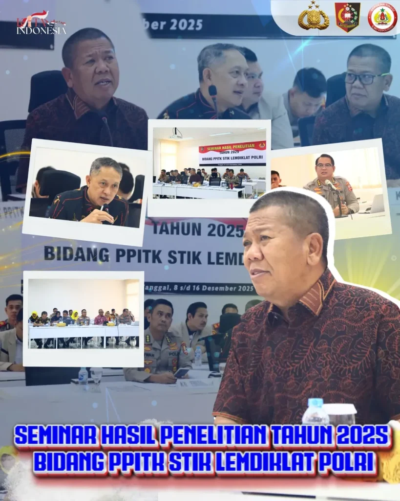Seminar Hasil Penelitian Tahun 2025 Bidang PPITK STIK Lemdiklat Polri